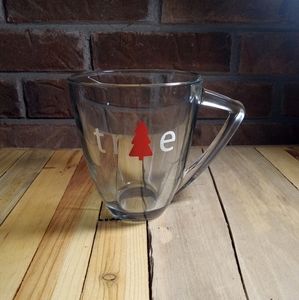 Glass tree coffee mug